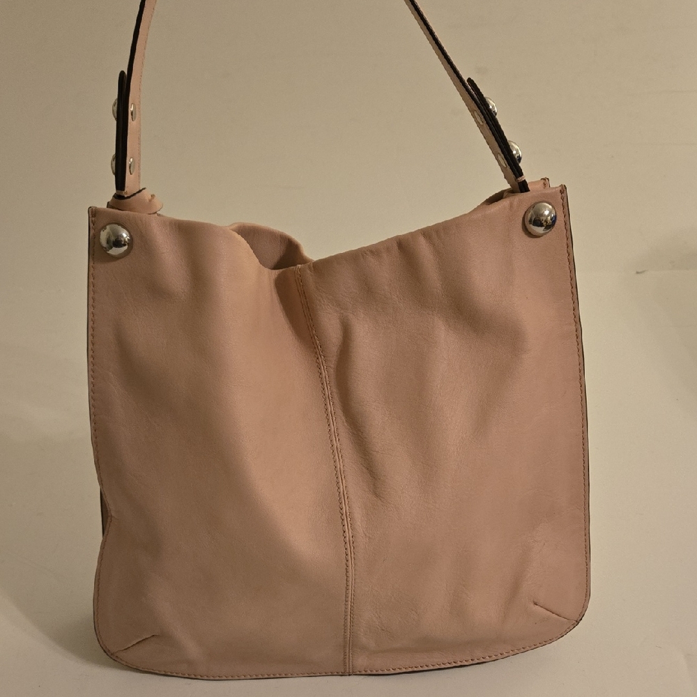 Vince Camuto Blush Leather Hobo Bag